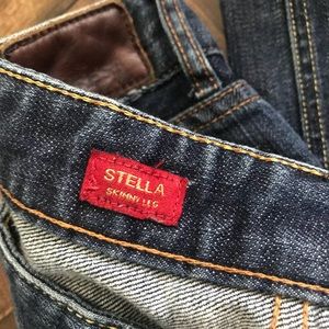 Express Stella Skinny Blue Jeans